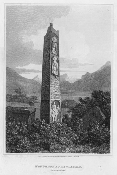 Monument in Bewcastle, Northumberland door J. Greig