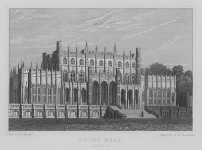 Eaton Hall, Cheshire door John Preston Neale