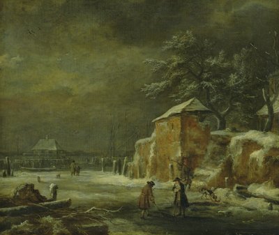 Winterlandschap door Jacob van Ruisdael