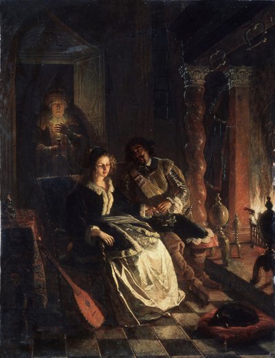 Rendezvous, 1852 door Jacob Joseph Eckhout