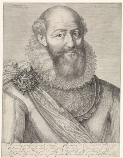 Portret van Maximilien de Béthune door Jacob Matham