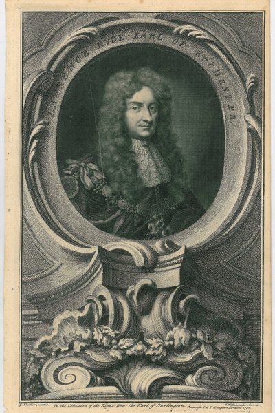 Laurence Hyde, Graaf van Rochester, 1741 door Jacobus Houbracken