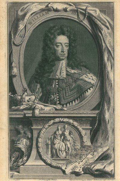 Willem III door Jacobus Houbracken