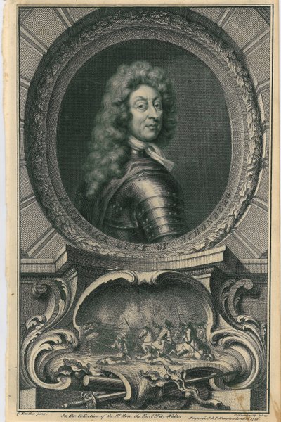 Frederik, hertog van Schomberg, 1739 door Jacobus Houbraken