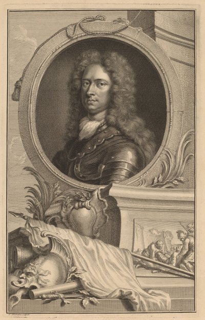 Portret van een Heer door Jacobus Houbraken