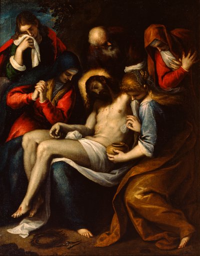 Pietà door Jacopo Palma il Giovane the Younger