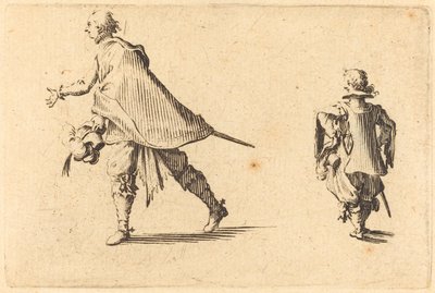 Heer en Zijn Page door Jacques Callot