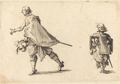 Heer en Zijn Page door Jacques Callot