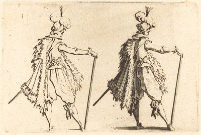 Heer met Stok door Jacques Callot