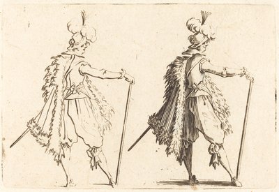 Heer met Stok door Jacques Callot