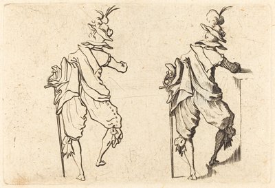 Man met Zwaard door Jacques Callot