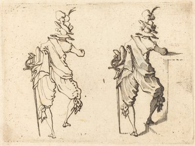 Man met Zwaard door Jacques Callot