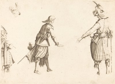 De Inschrijving van de Troepen door Jacques Callot