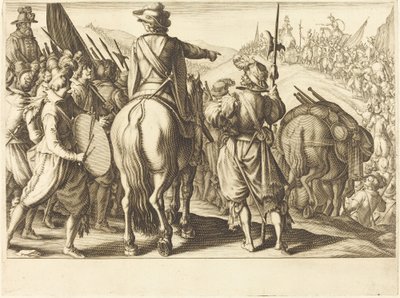 De Troepen op Mars door Jacques Callot