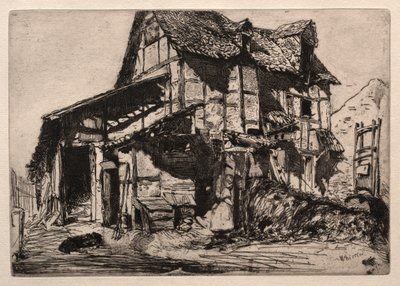 Een onveilig huurhuis door James Abbott McNeill Whistler