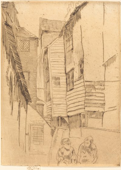 Klein Smithfield, c. 1877 door James Abbott McNeill Whistler