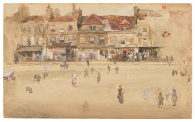 Rood en Bruin-Hoxton door James Abbott McNeill Whistler