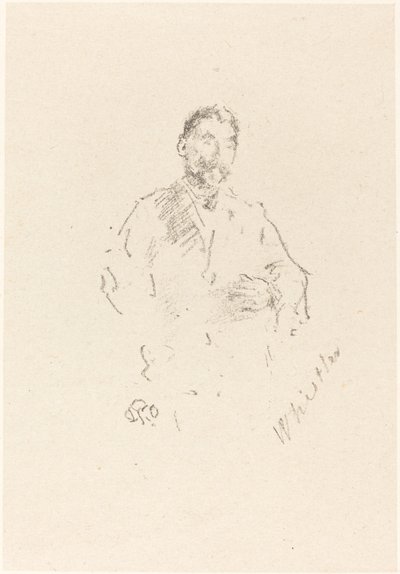 Stéphane Mallarmé, Nr. 2, 1892 door James Abbott McNeill Whistler