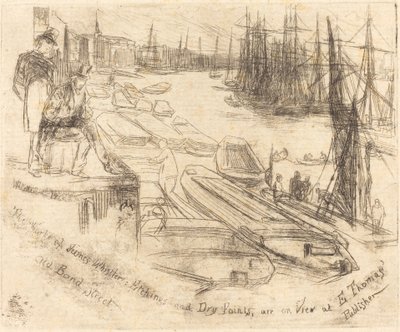 Het kleine zwembad, 1861 door James Abbott McNeill Whistler