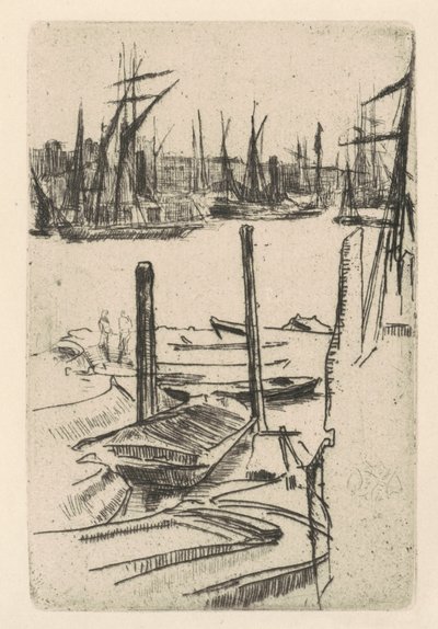 Het Kleine Zwembad, 1876-1878 door James Abbott McNeill Whistler