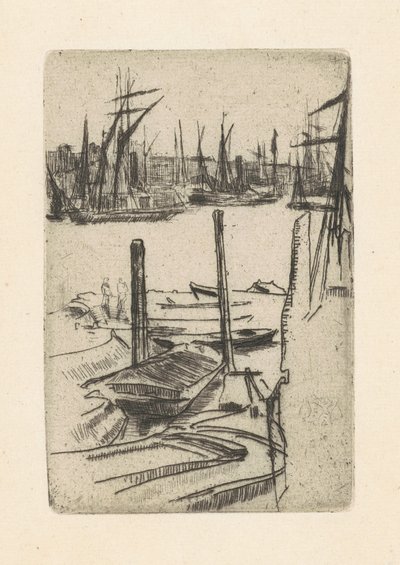 Het Kleine Zwembad, 1876-1878 door James Abbott McNeill Whistler