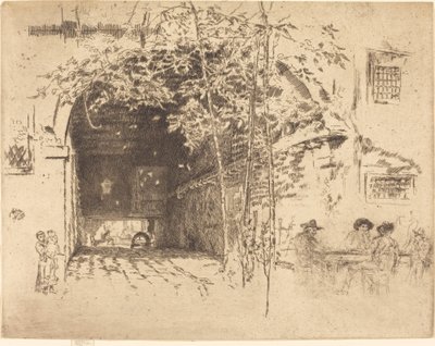 De Traghetto, No.II, 1879-1880 door James Abbott McNeill Whistler