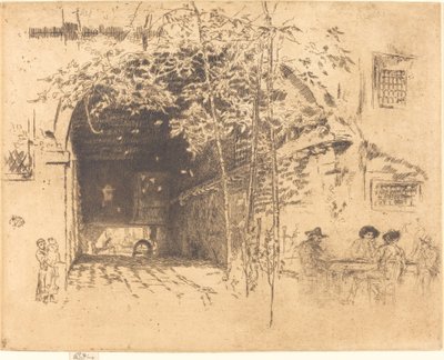 De Traghetto, nr. II, 1880 door James Abbott McNeill Whistler