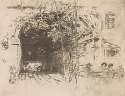 De Traghetto, Nr. 2, 1880 door James Abbott McNeill Whistler