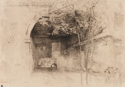 Traghetto, 1879-1880 door James Abbott McNeill Whistler