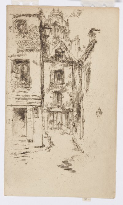 Onder de kathedraal, Blois door James Abbott McNeill Whistler