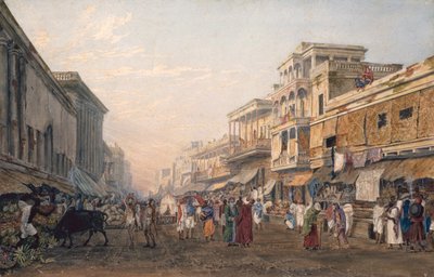 Een Uitzicht op Calcutta, ca. 1820 door James Baillie Fraser