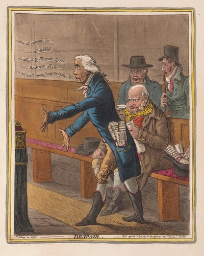 Wanhoop door James Gillray