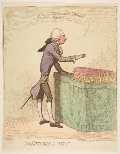 De Bodemloze Put, 16 maart 1792 door James Gillray