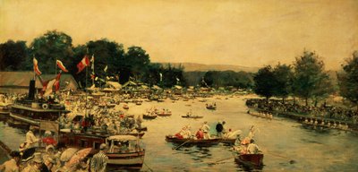 Henley Regatta, c.1877 door James Jacques Joseph Tissot