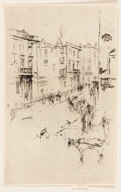 Alderney Straat door James Abbott McNeill Whistler