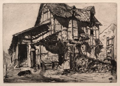 Een Onveilig Huurhuis door James Abbott McNeill Whistler