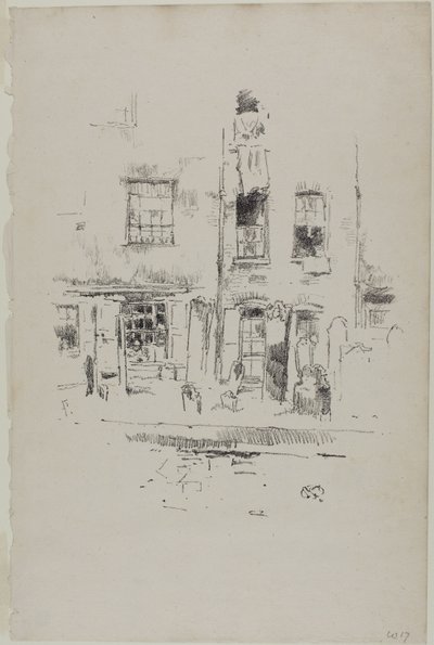 Kerkhof door James Abbott McNeill Whistler