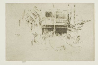 Kledingruil, Houndsditch, nr. 1 door James Abbott McNeill Whistler