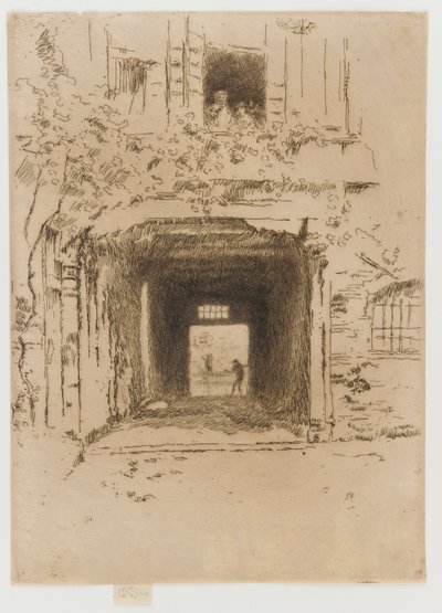 Deur en Wijnstok door James Abbott McNeill Whistler