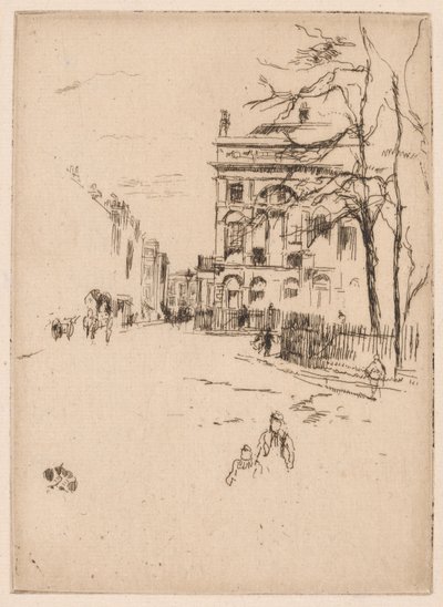 Fitzroy Square door James Abbott McNeill Whistler