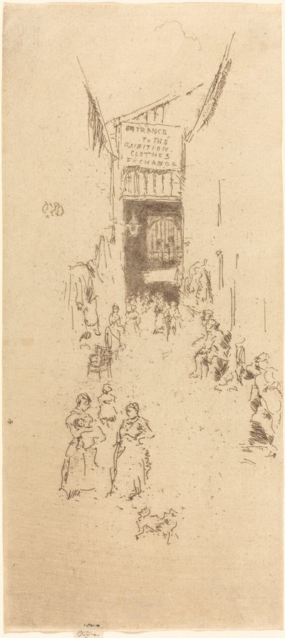 Fleur de Lys Passage door James Abbott McNeill Whistler