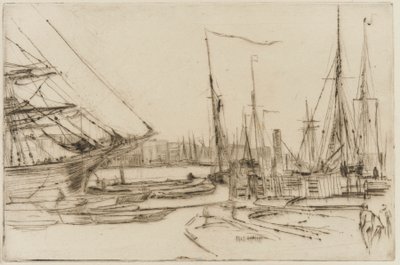 Van Billingsgate door James Abbott McNeill Whistler