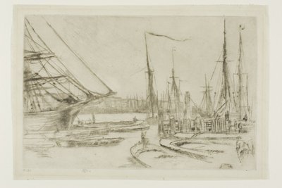 Van Billingsgate door James Abbott McNeill Whistler