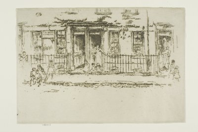 Justice Walk, Chelsea door James Abbott McNeill Whistler