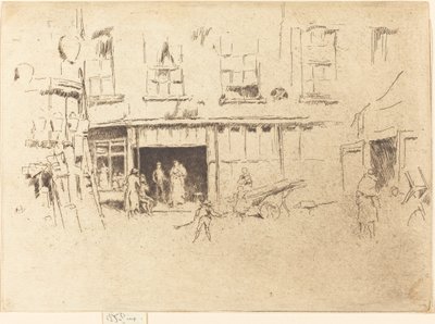 Kleine rechtbank door James Abbott McNeill Whistler