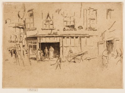 Kleine rechtbank door James Abbott McNeill Whistler