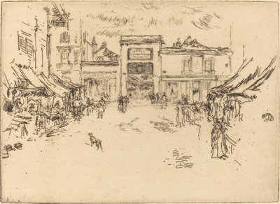 Kleine Markt, Tours door James Abbott McNeill Whistler