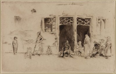 Oude vrouwen door James Abbott McNeill Whistler