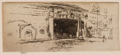 Spoorwegboog, American Square door James Abbott McNeill Whistler