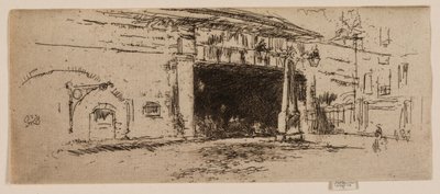 Spoorwegboog, American Square door James Abbott McNeill Whistler